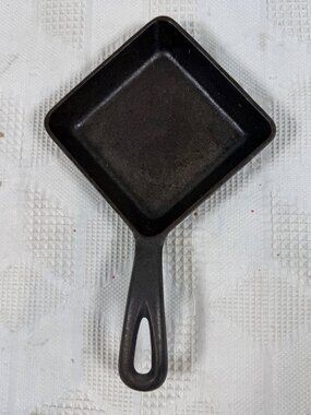 Griswold Cast Iron Square Egg Skillet 129 Vintage 1950s Cookware Since 1865